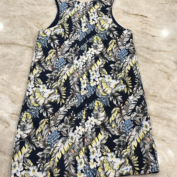 Stitch Fix Skies Are‎ Blue | Sleeveless Shift Dress | Navy White Yellow | XS - Picture 4 of 15